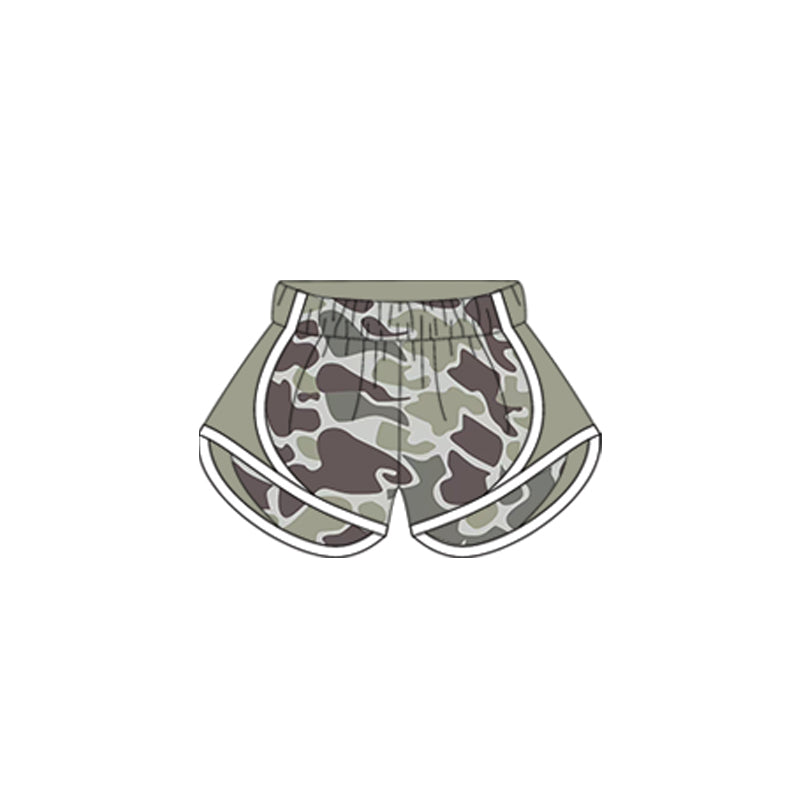preorder SS0530 Grey  Green Camo Shorts Girls boutique outfit 202503