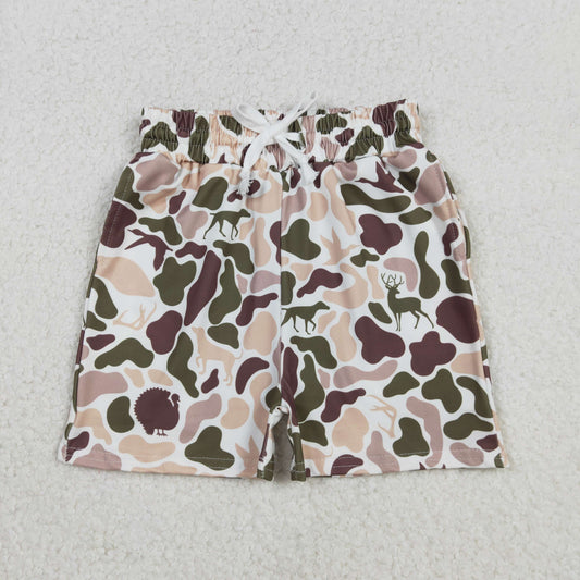 SS0699 Boys Deer Duck Hunting Camouflage Shorts 202511 RTS