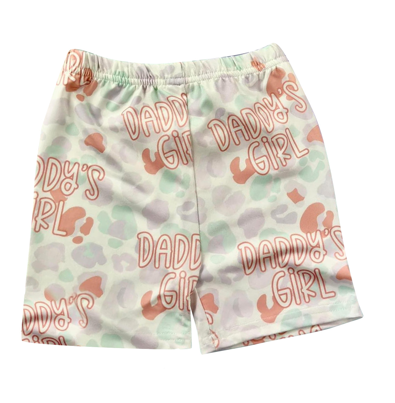 MOQ 5 PCS preorder SS0749 DADDY'S GIRL Light Camouflage Cycling Pants Girls Shorts 202511