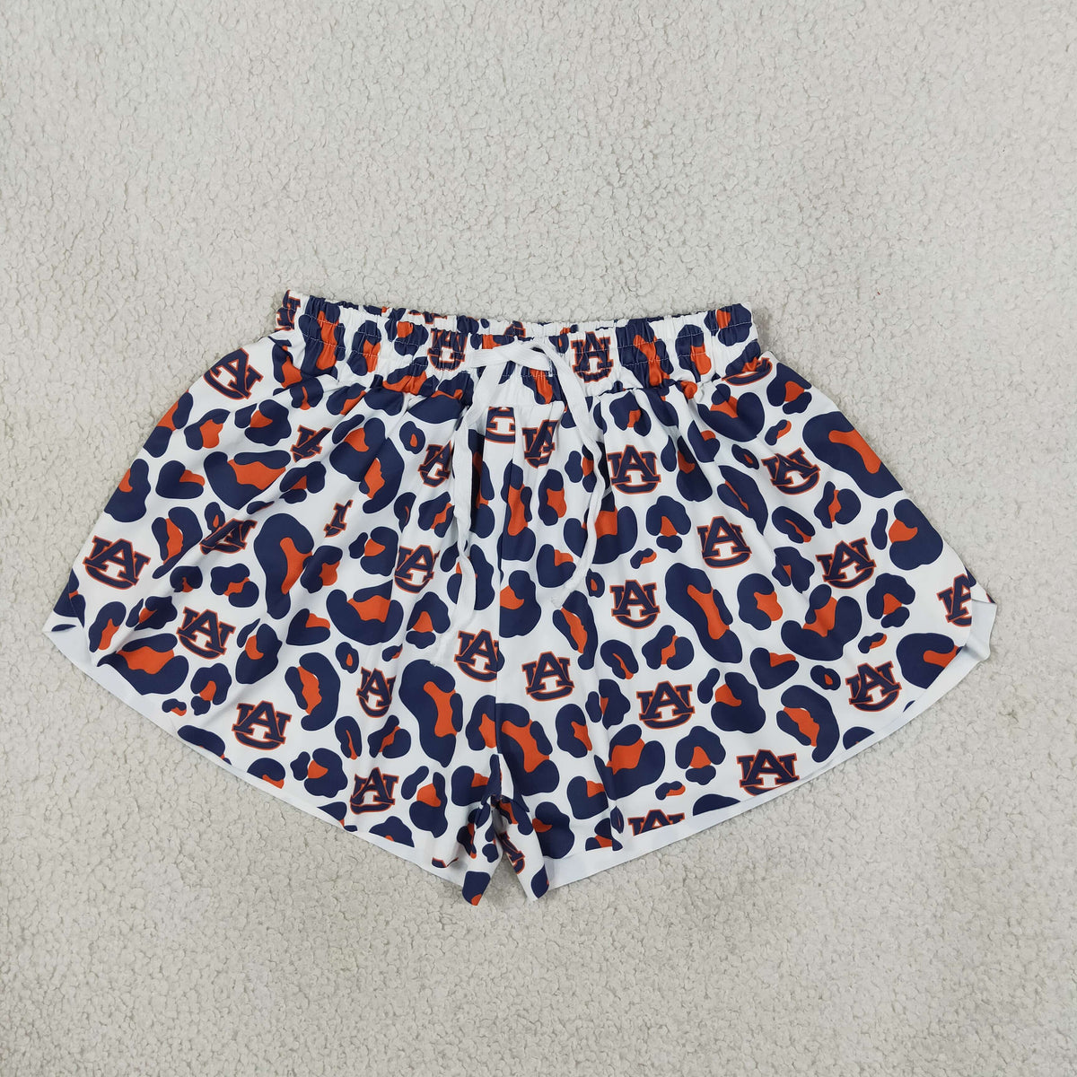 SS0809 University Team Leopard Yoga Adult Women Shorts