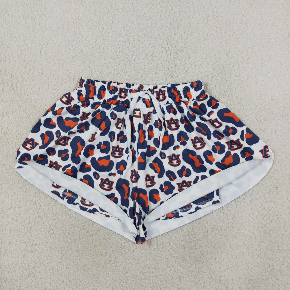 SS0809 University Team Leopard Yoga Adult Women Shorts