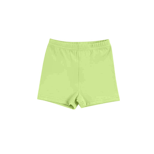 MOQ 5 PCS preorder SS0830 Light Green Girls Yoga Shorts 202601