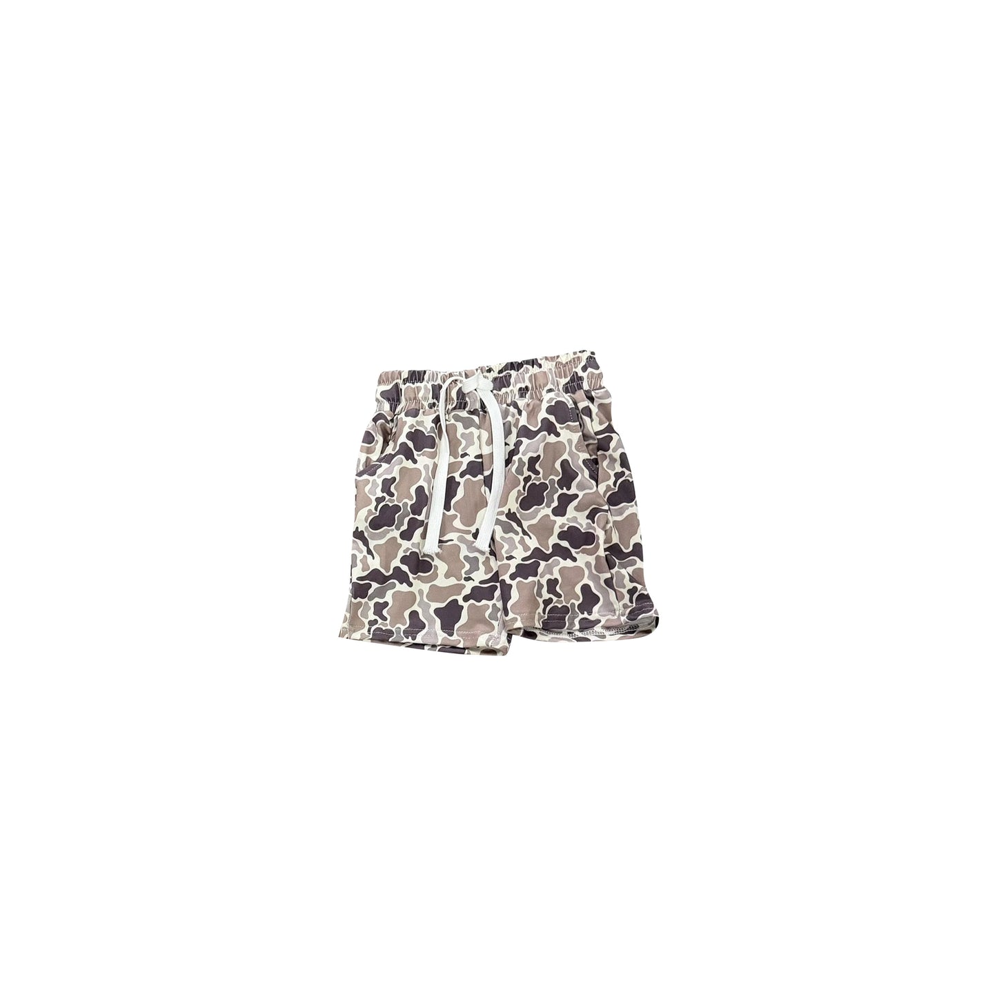 MOQ 5 PCS Preorder SS0836 Brown Camouflage Boys Shorts 202601
