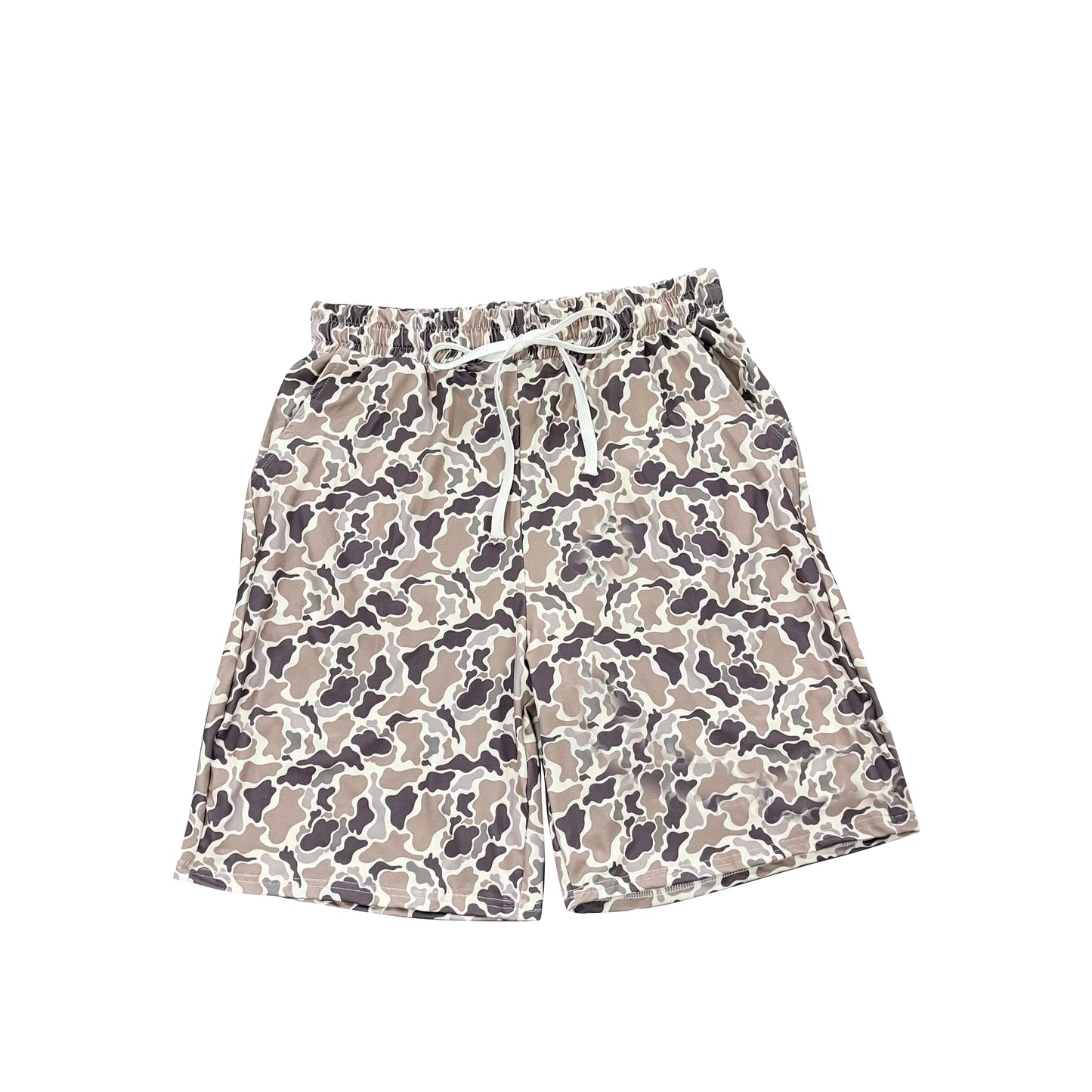 MOQ 5 PCS Preorder SS0839 Adult Man Brown Camouflage Shorts 202601
