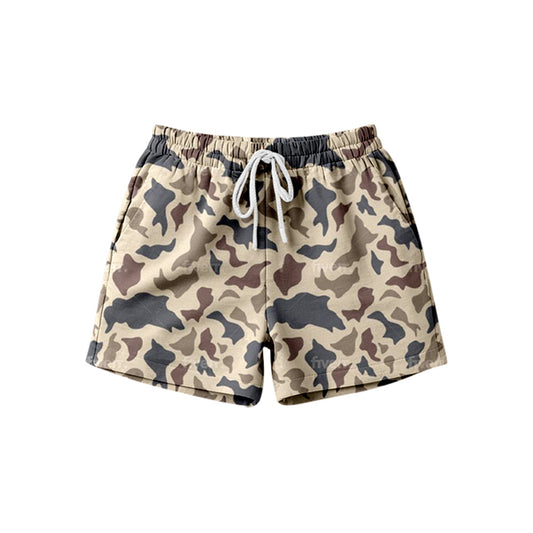 MOQ 5 PCS SS0843 Preorder Adult Female Light Brown Gray Camouflage Shorts 202601