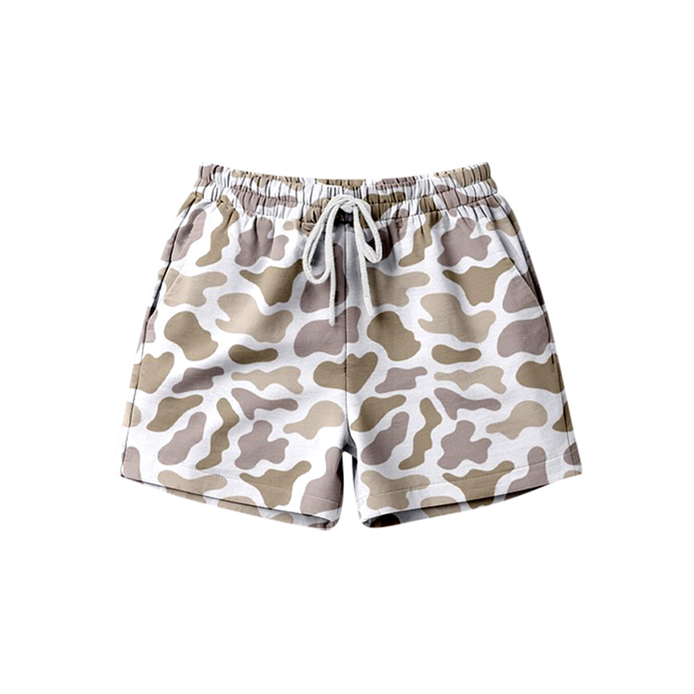 MOQ 5 PCS SS0846 Preorder Adult Female Beige Brown Camouflage Shorts 202601