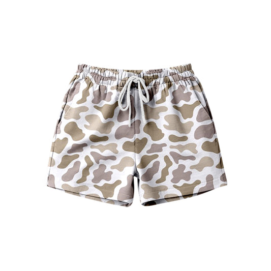 MOQ 5 PCS SS0846 Preorder Adult Female Beige Brown Camouflage Shorts 202601