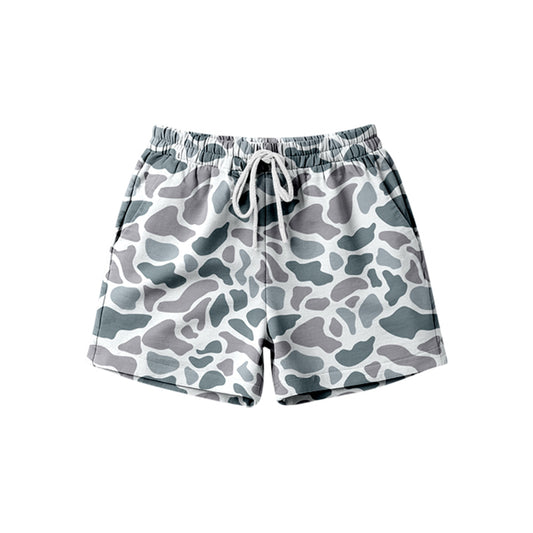 MOQ 5 PCS SS0847 Preorder Adult Female Gray Blue Camouflage Shorts 202601