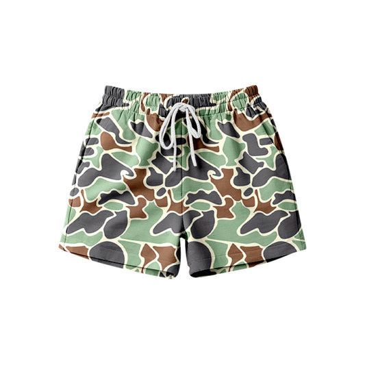MOQ 5 PCS SS0848 Preorder Adult Female Green Camouflage Shorts 202601