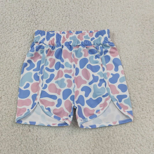 SS0856 Blue Green Red Camouflage Shorts Girls Shorts 202608 RTS