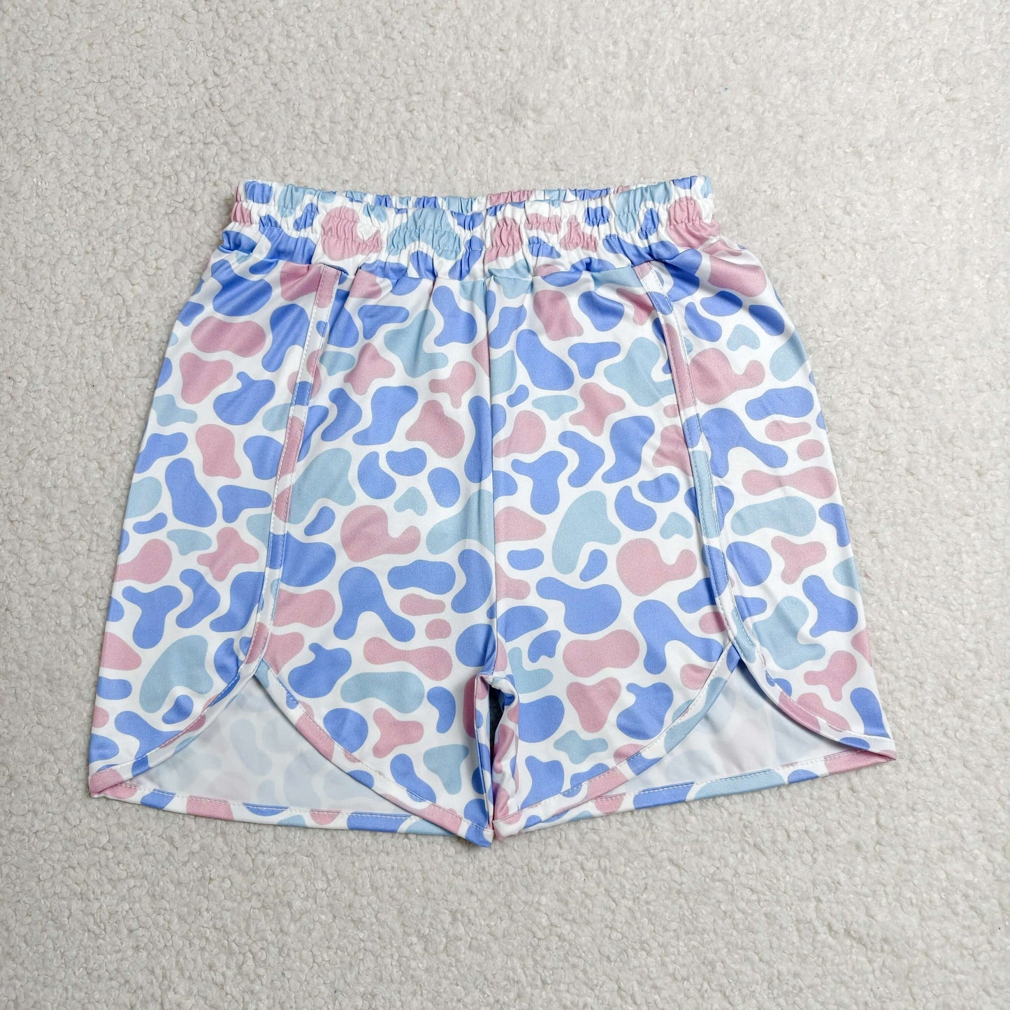 SS0859 Adult Female Blue Green Red Camouflage Shorts 202606 RTS