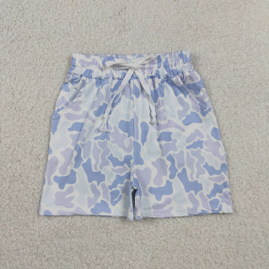 SS0886 Light Blue Camouflage Boys Shorts 202605 RTS