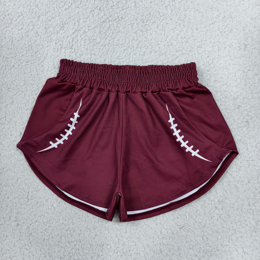 SS0913 Baseball Yoga Girl's Shorts