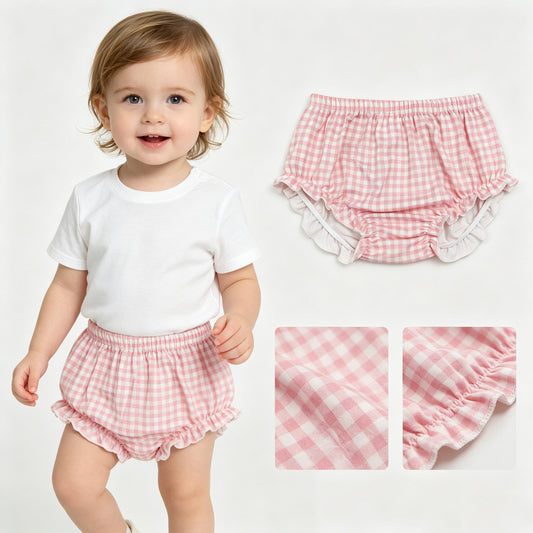 SS0939 Pink Plaid Girls Briefs 202607 RTS