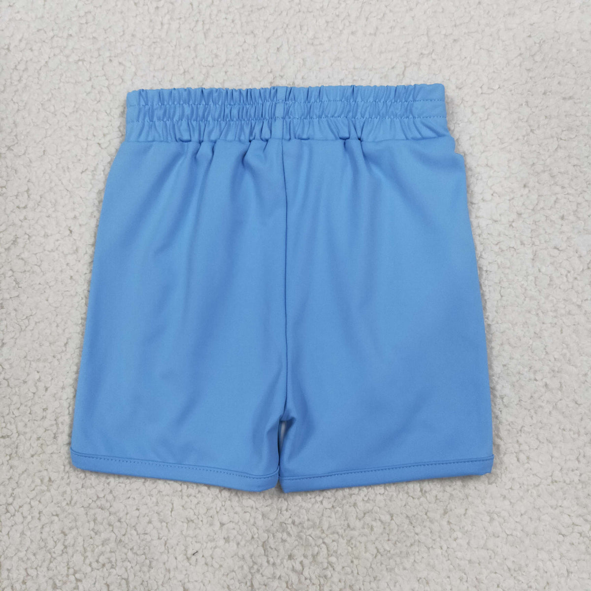 SS0950 Stripe Sky Blue Yoga Girl's Shorts