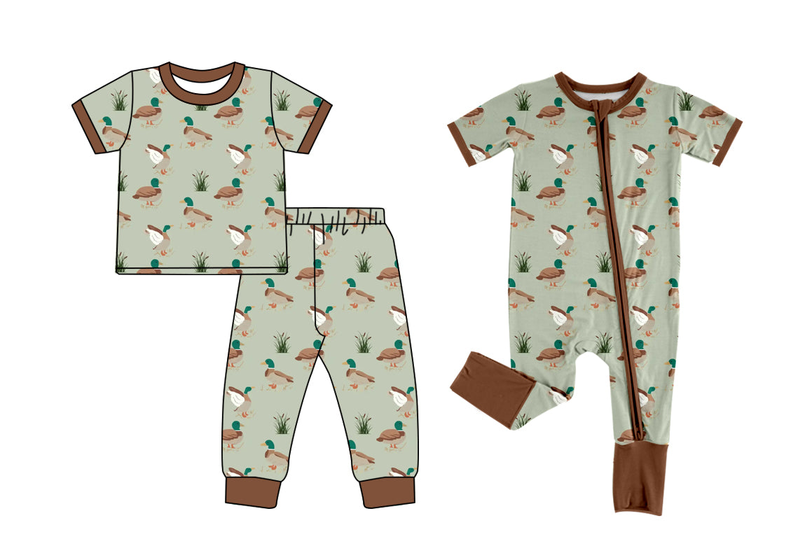Hunting duck CUSTOM MOQ3  boy romper