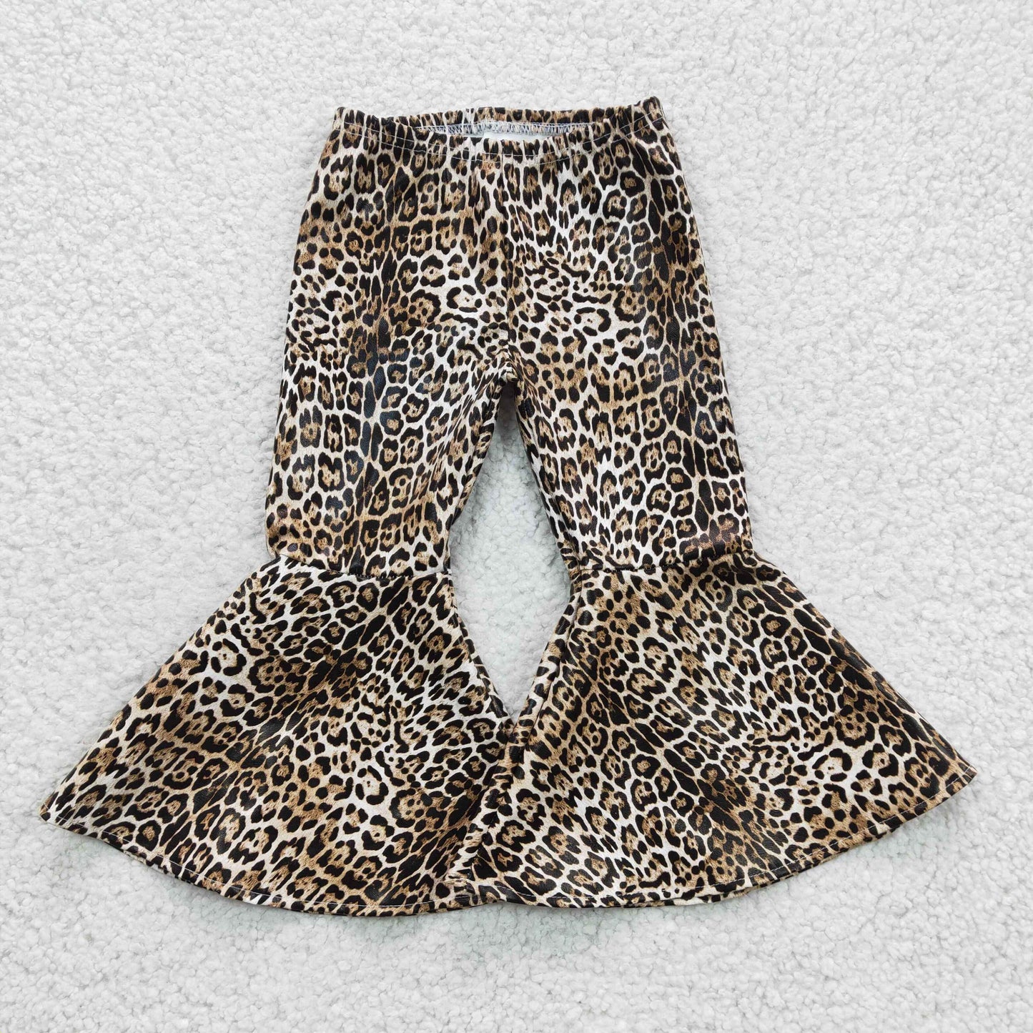 P0050 Leopard Print Girls Long Pants