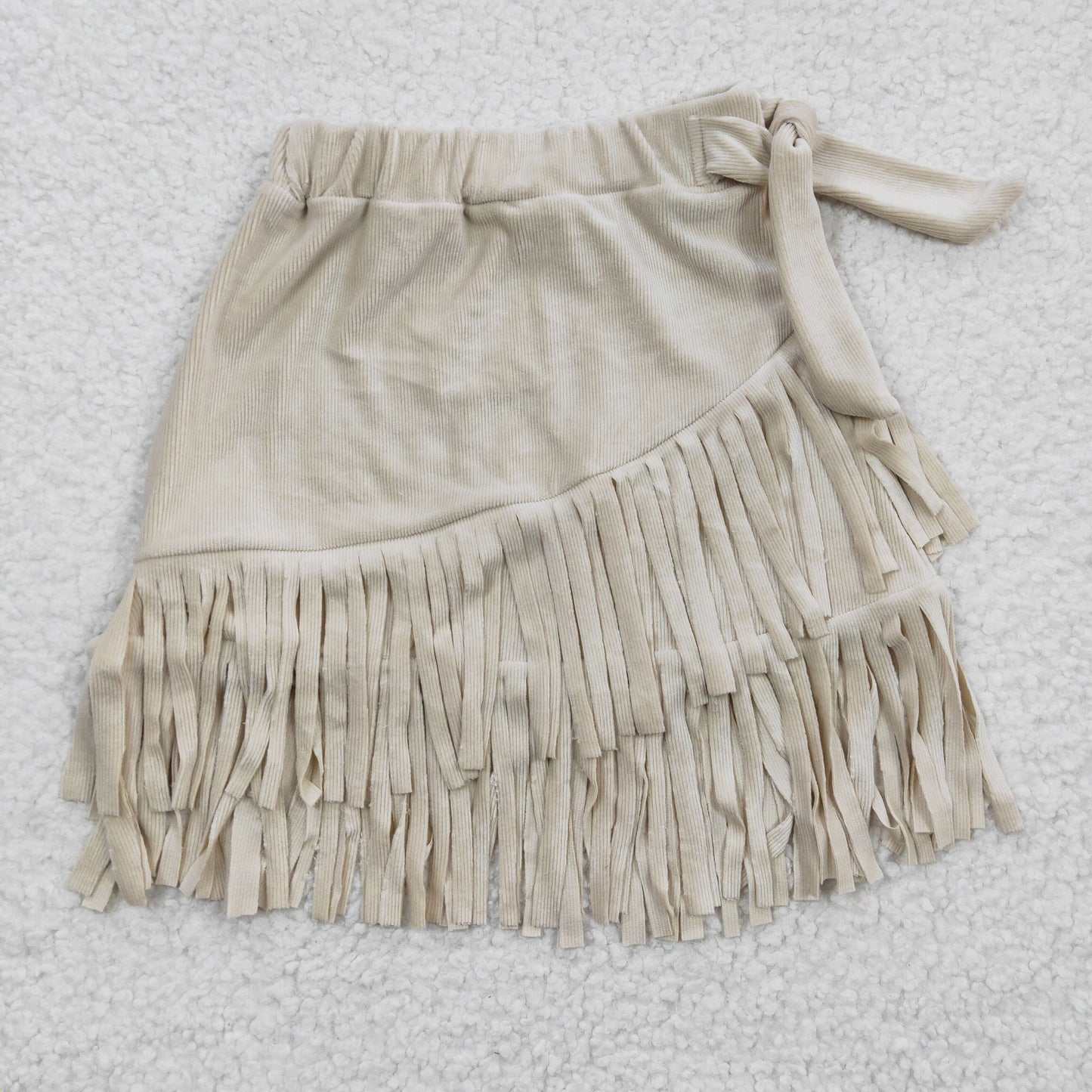 GLK0008 White Tassel  Girls Dresses