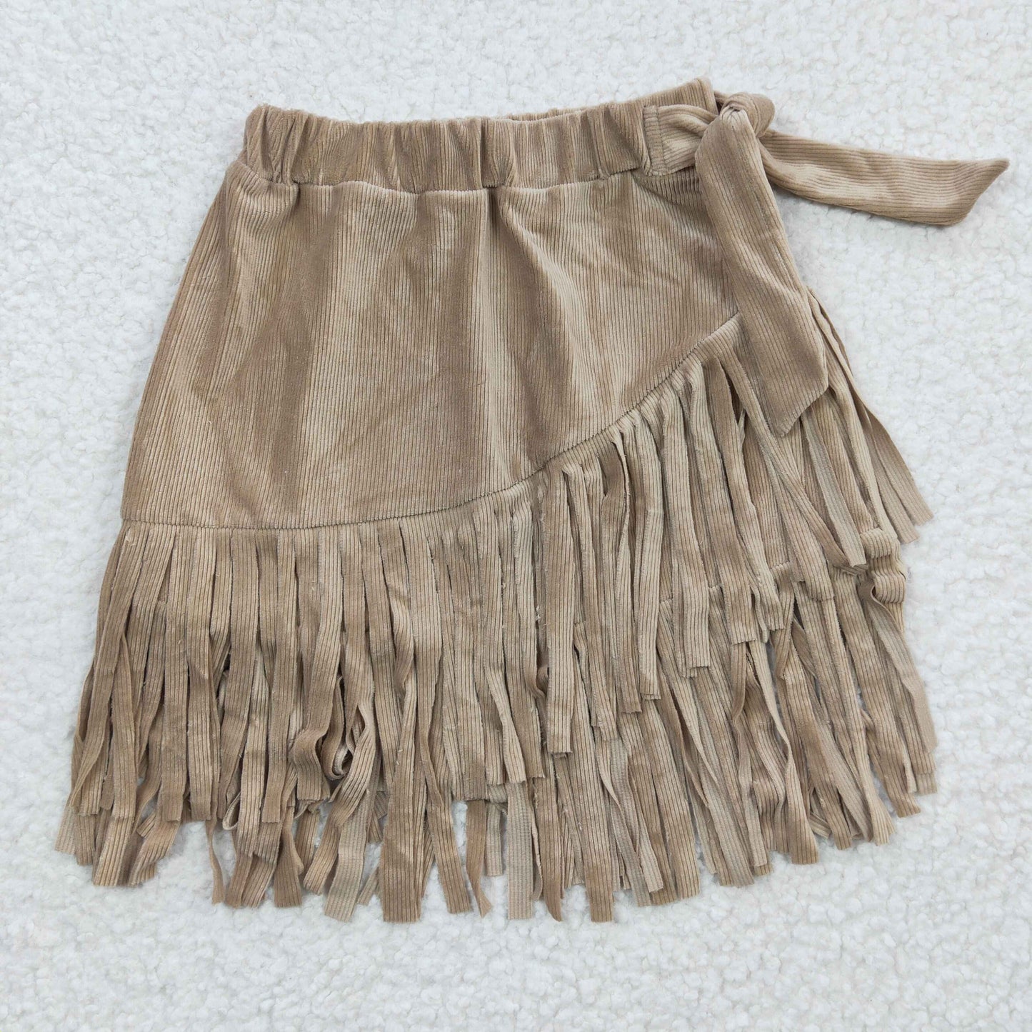 GLK0004 Brown Tassel  Girls Dresses