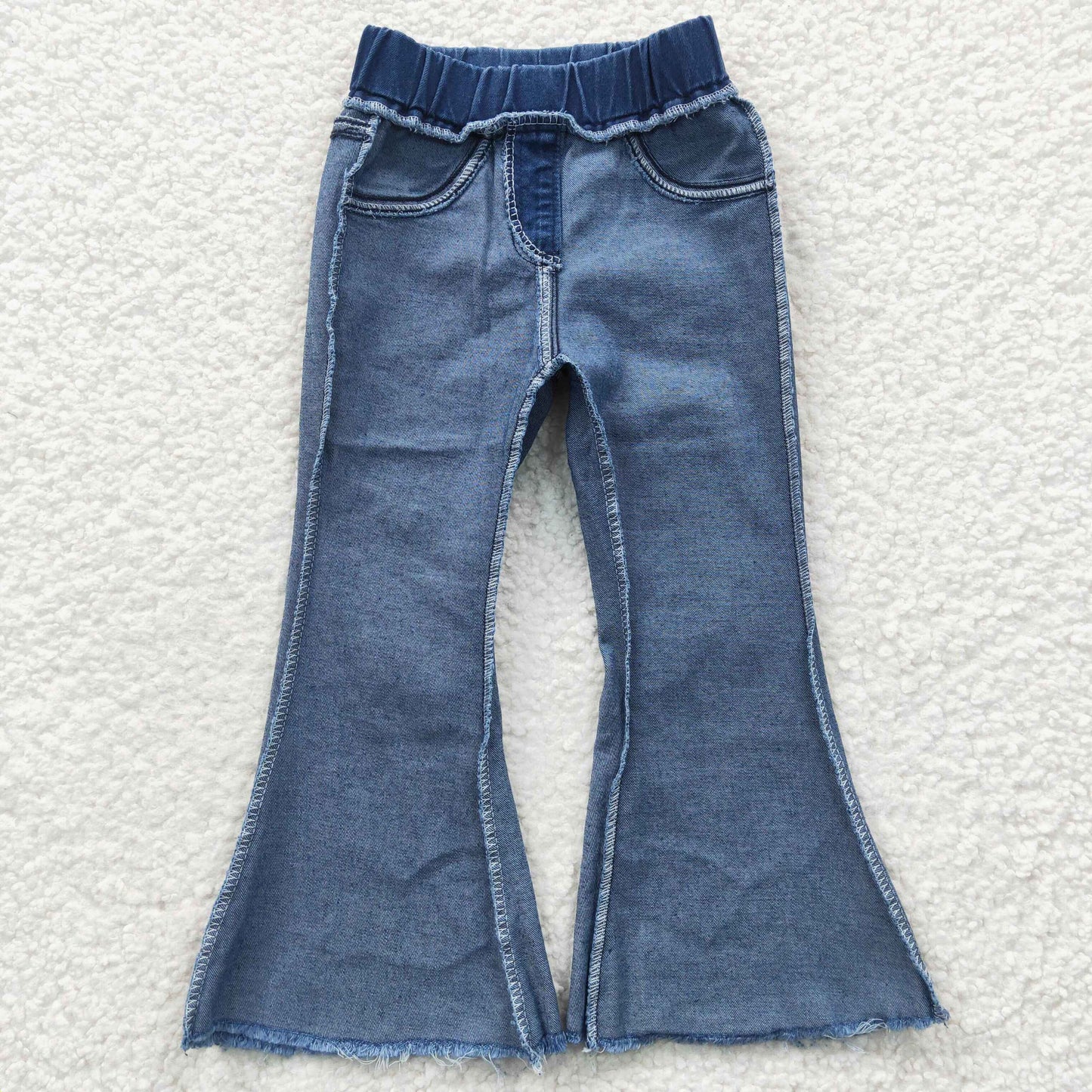 P0070 Blue Bleach Denim Jeans