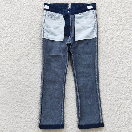 P0075 Blue Bleach Denim Jeans