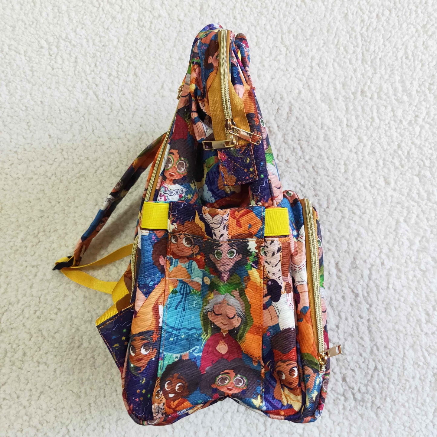 BA0002 En Floral Cartoon School Bag Bagpack