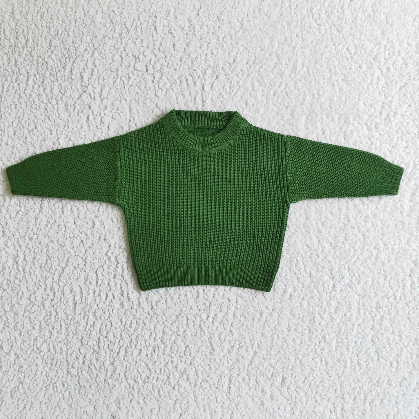 GT0031 Green Girls Long Sleeve Sweater