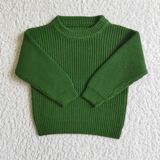 GT0031 Green Girls Long Sleeve Sweater