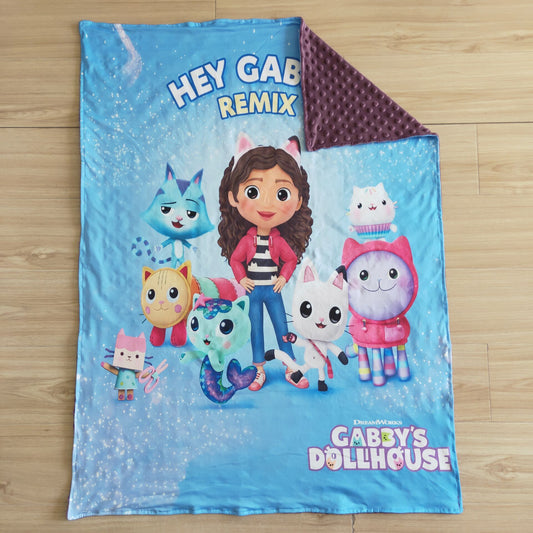 6 C6-28 Cartoon Girls 29*43 Inches Blanket