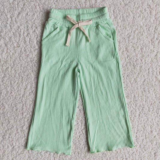 Green Kids Pants