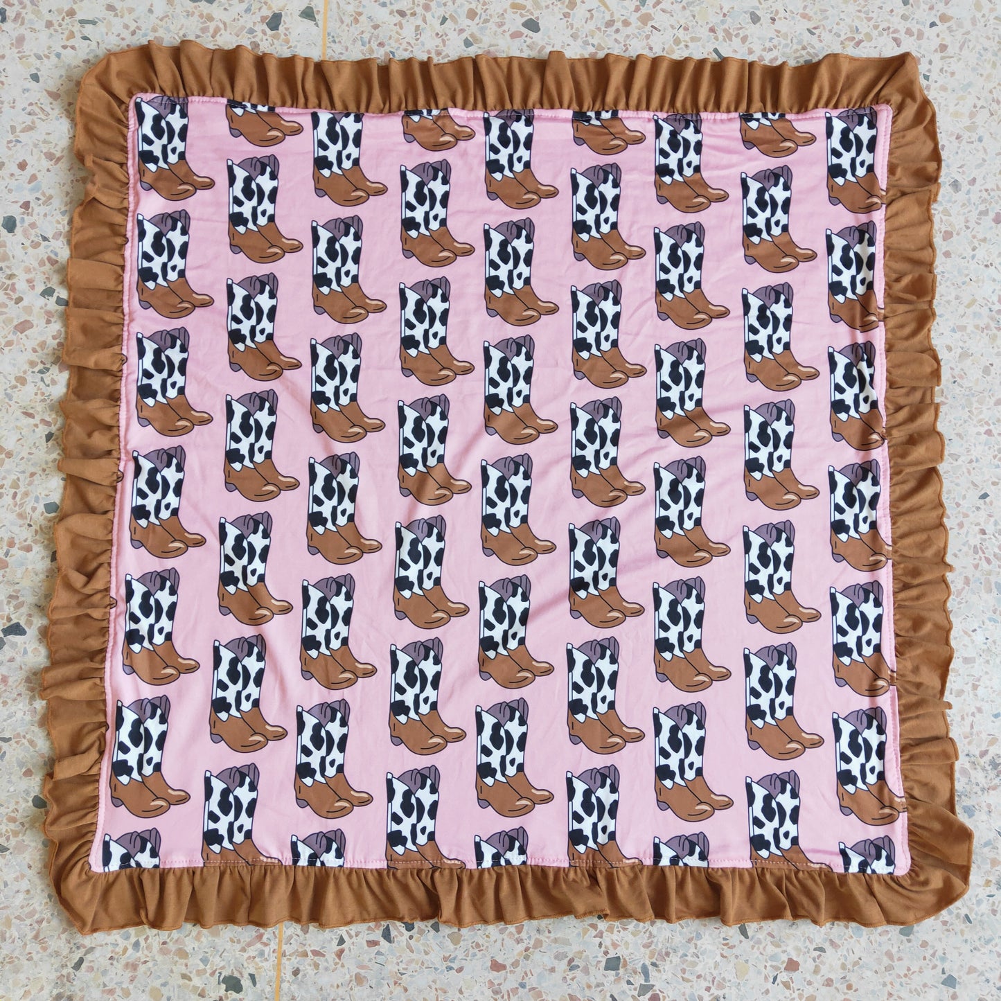 6 A32-11 Cowboy Boots Blanket