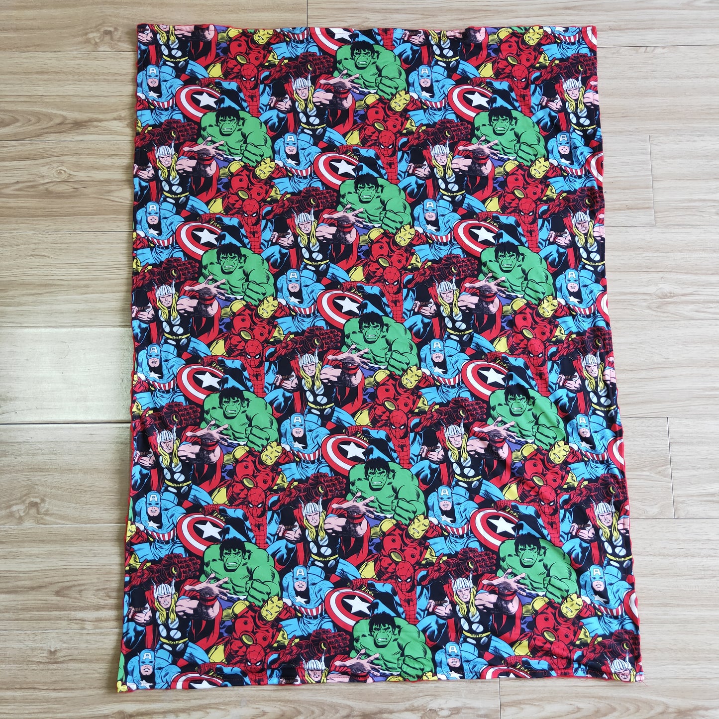 BL0022 Red Hero Movies Cartoon Print Blanket