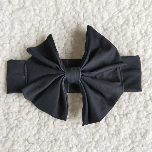 Black Cotton Bow