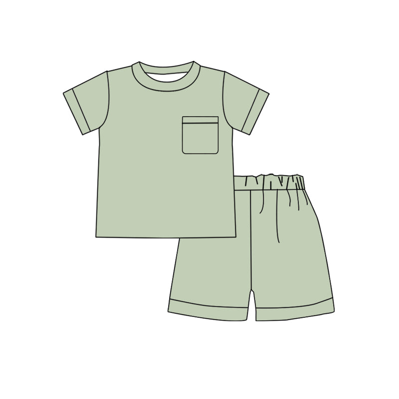 Boys Short Sleeve Shorts Outfits