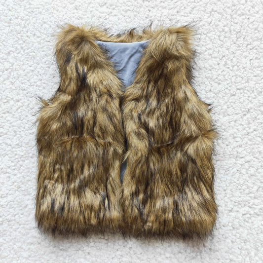 6 A21-4 Brown Winter Vest