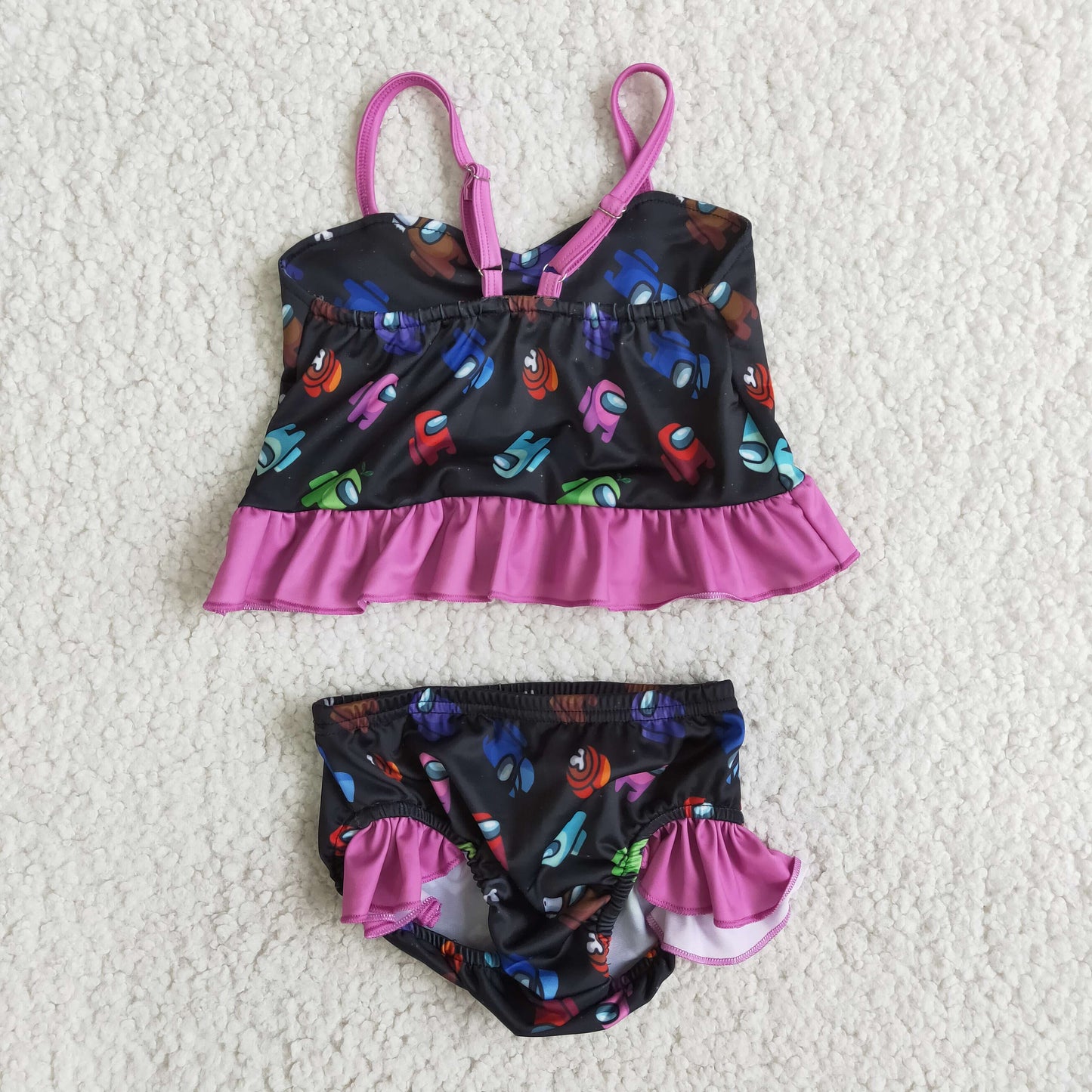 B1-15 Cartoon Game Us Bathing Suits Swimsuits