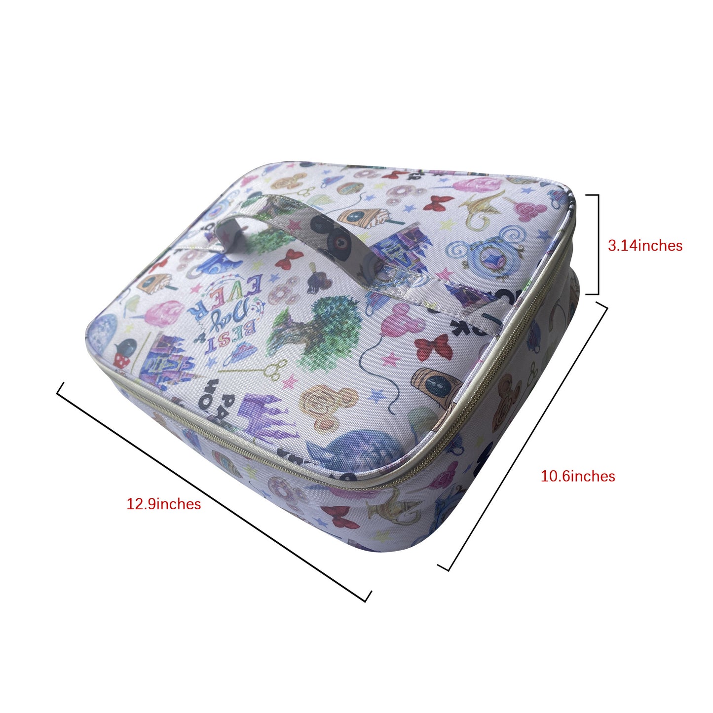 BA0019 Mouse Cartoon Print Food Bag Bagpack