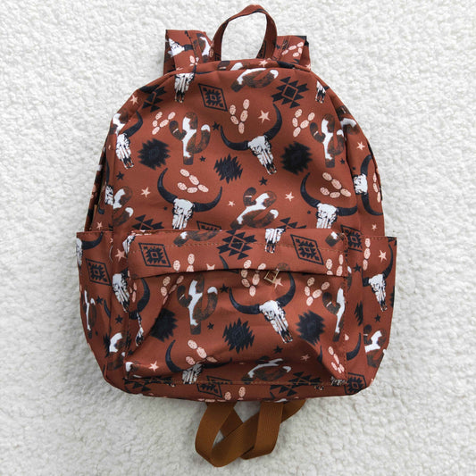 BA0049  Highland Cow Print Little Bag Bagpack