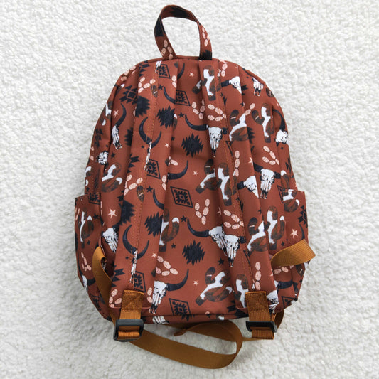 BA0049  Highland Cow Print Little Bag Bagpack