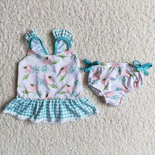 Floral Print Bathing Suits Swimsuits