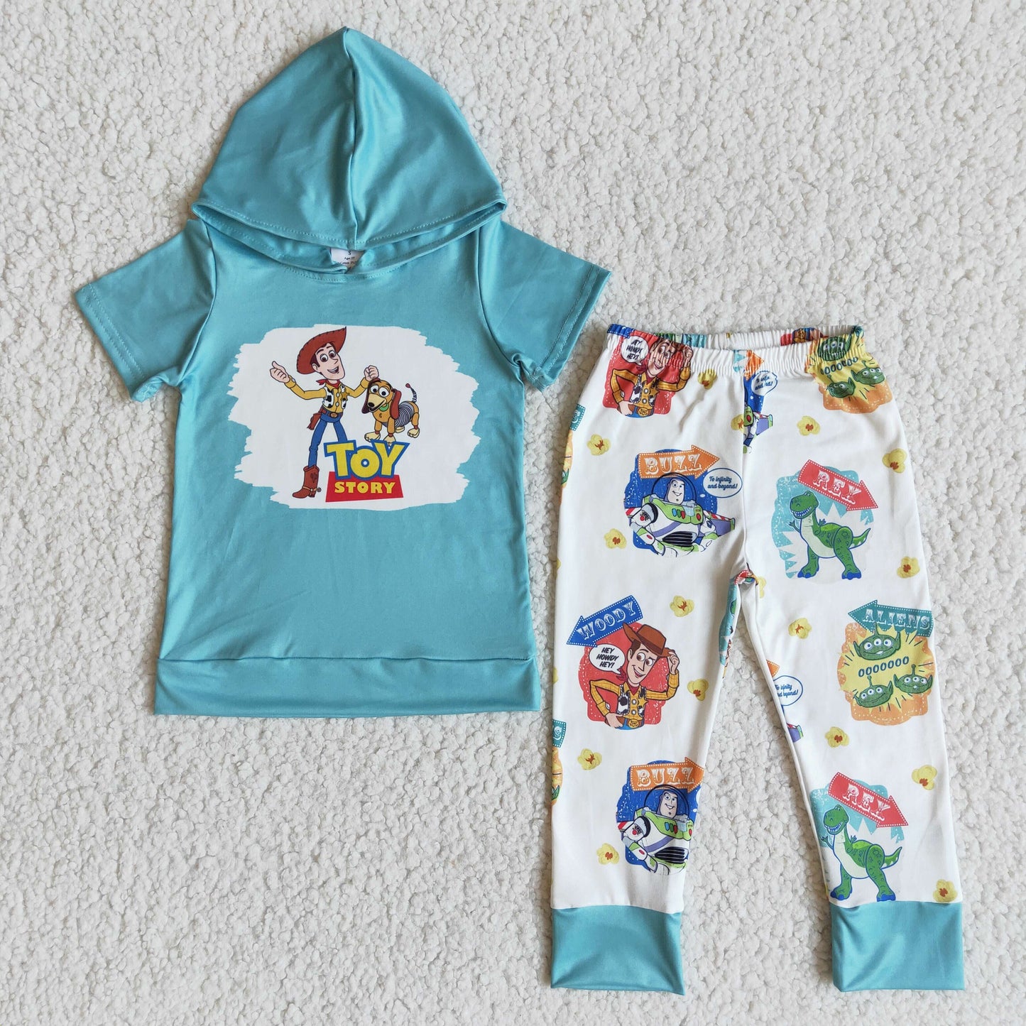 Clearance E7-30 Toy Cartoon Baby Boys Hoodie Set