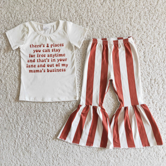 New Arrival Short Sleeve Plaid Print Set