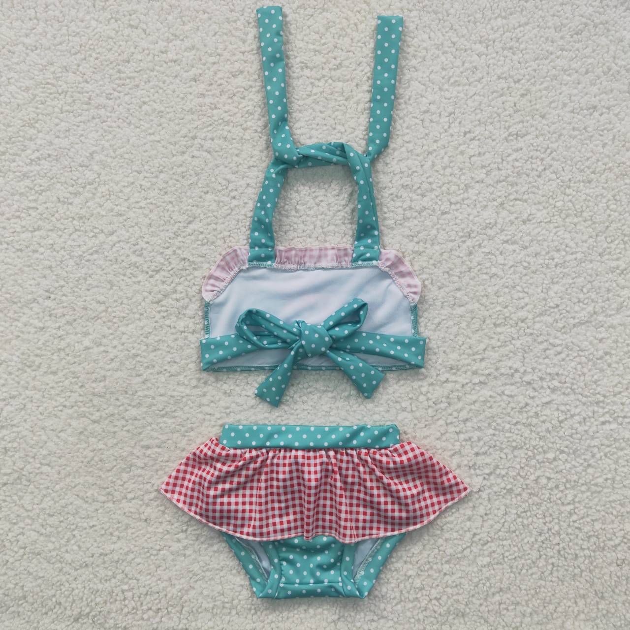 S0057 Pink Blue Green Mermaid Girls Swimming Bathing Suits Swimsuits