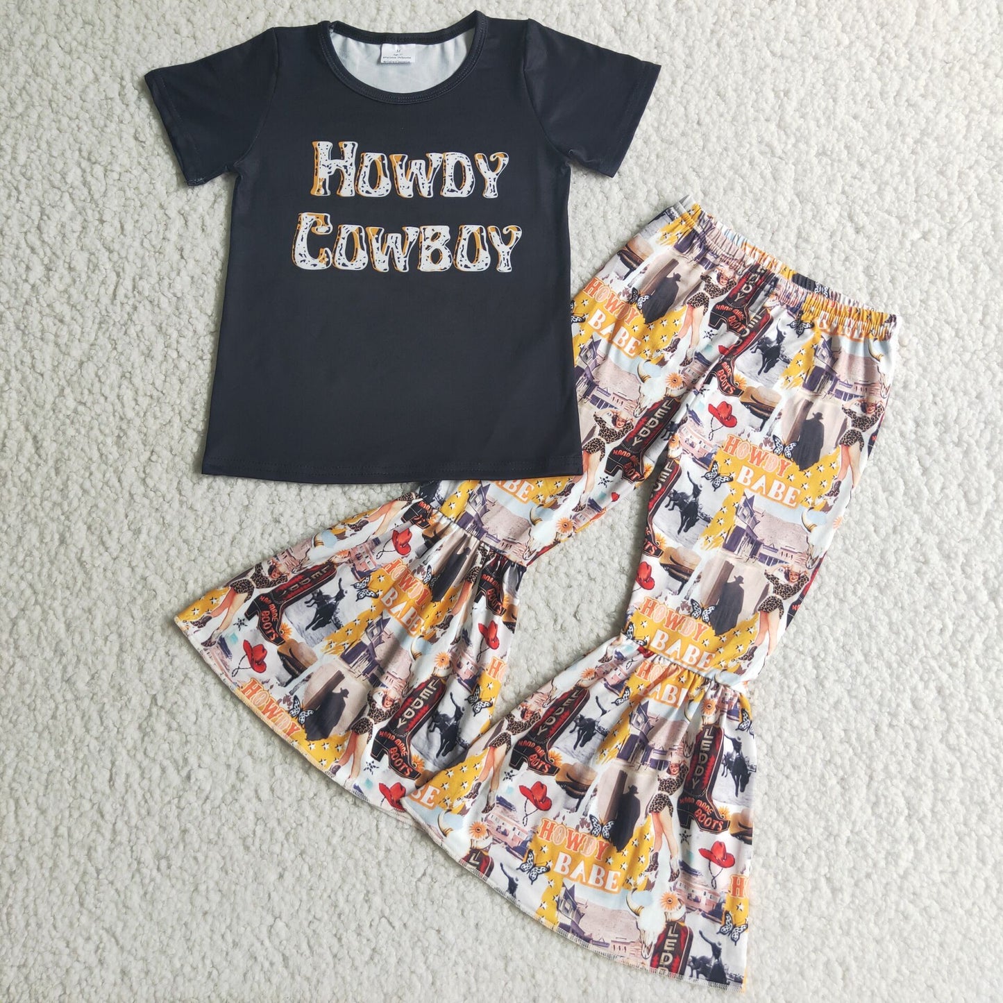 Howdy Cowboy Casual Kids Outfits