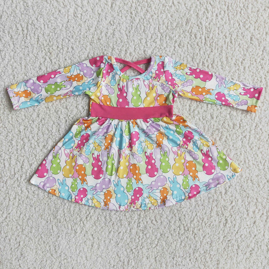 Rabbits Easter Girls Dress