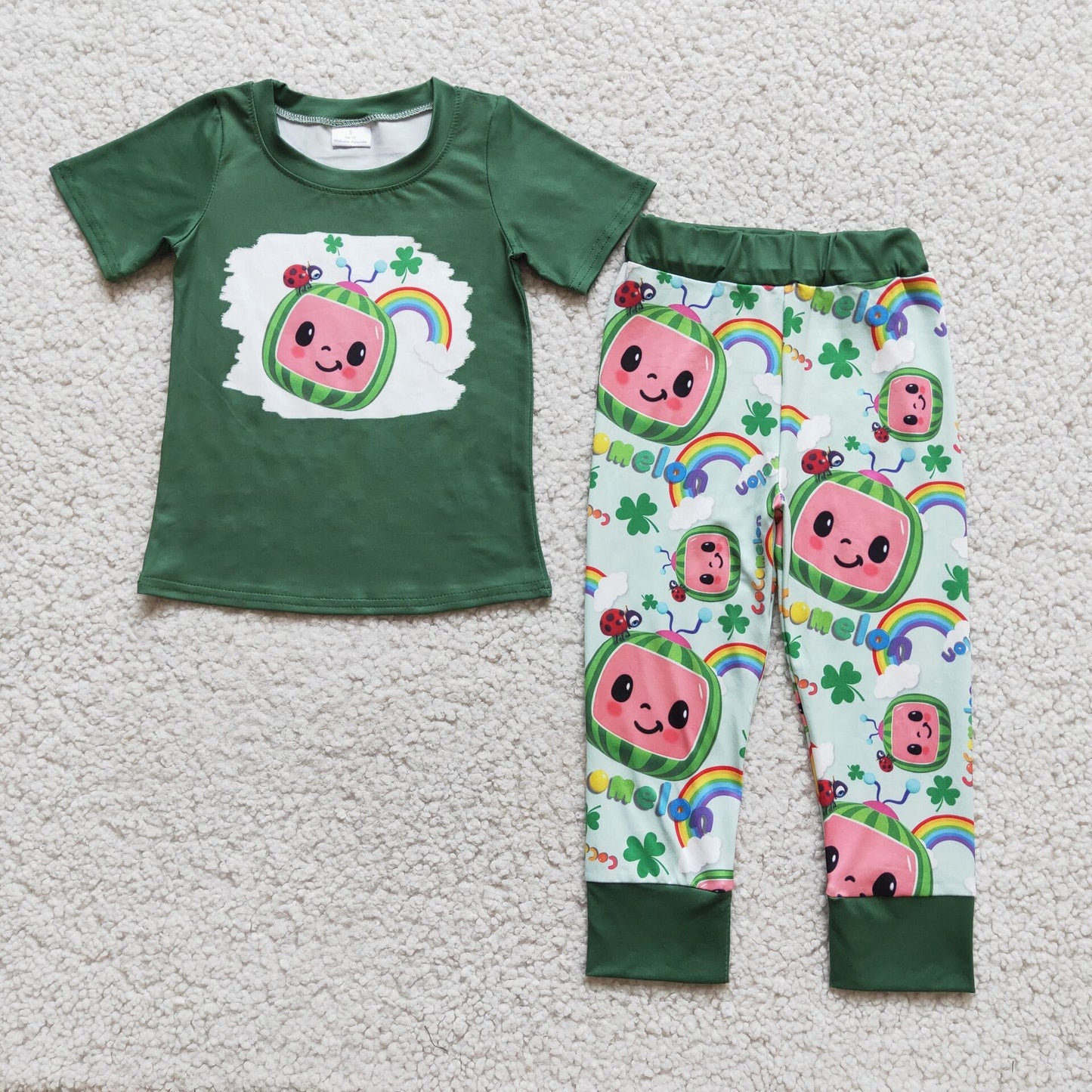 Clearance D5-2 Green Melon St. Patrick Boys Set