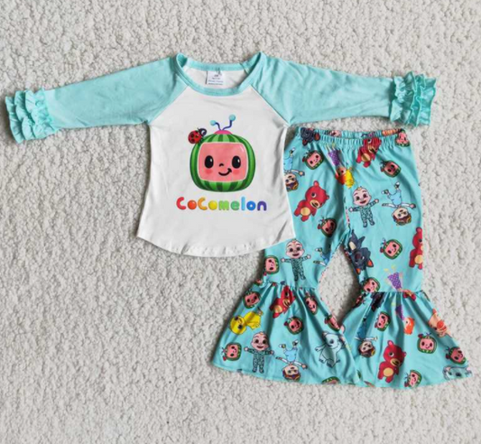 Clearance 6 B10-38 Melon Cartoon Kids Clothing