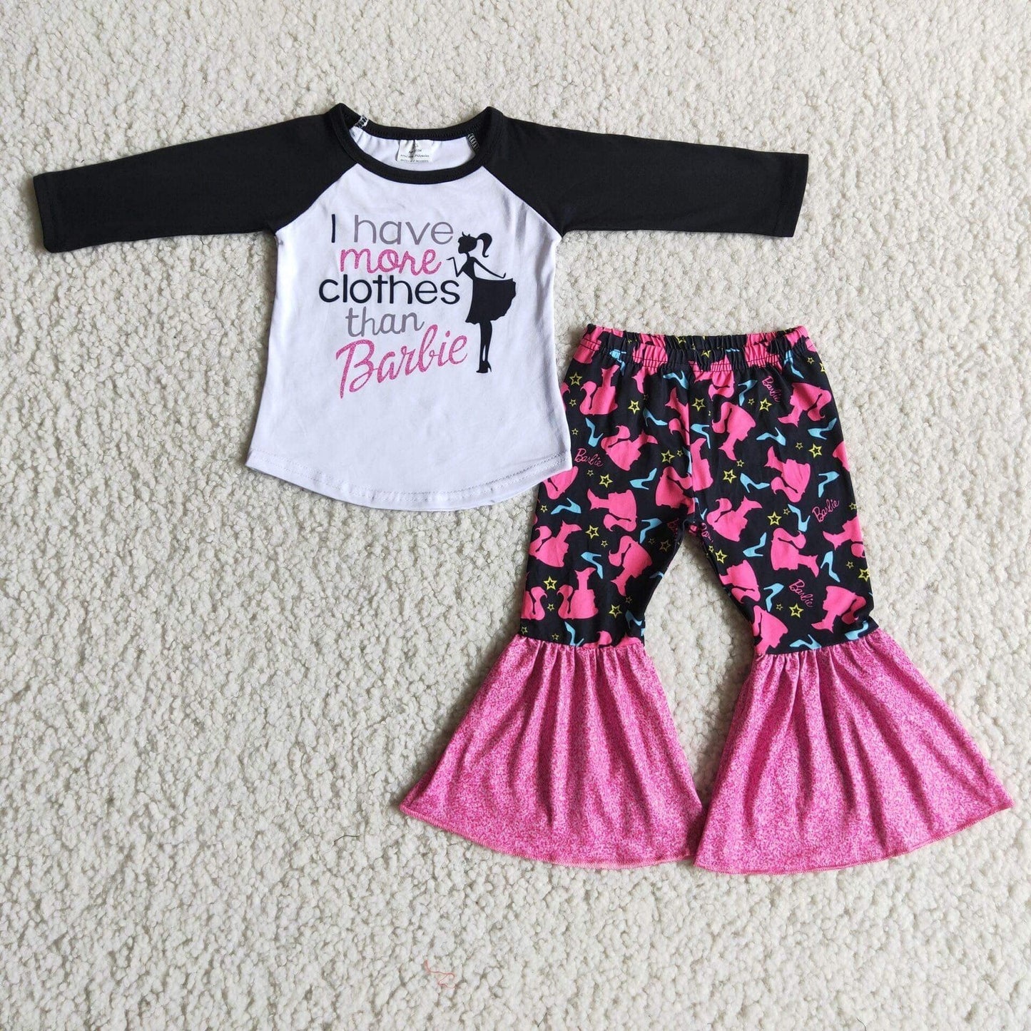 Baby Girls Barbie Long Sleeve Set